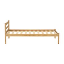 Prinsburg Wooden Single Bed In Natural Wax