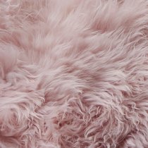 Ladson Sheepskin Rug In Blush Pink