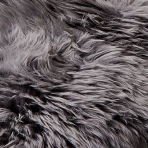 Ladson Sheepskin Rug In Grey