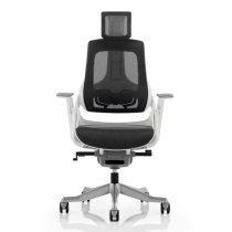 Zure Executive Office Chair In Charcoal With Arms