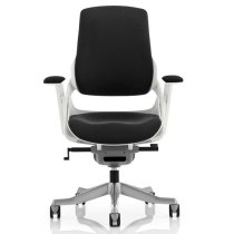 Zure Fabric Executive Office Chair In Black With Arms