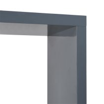 Quinto High Gloss Shelving Unit In Grey