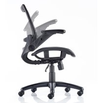 Yakima Mesh Executive Office Chair In Black With Folding Arms