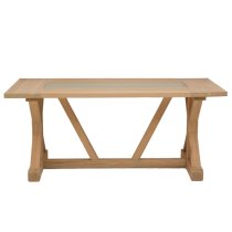 Lyox Rectangular Wooden Dining Table In Oak