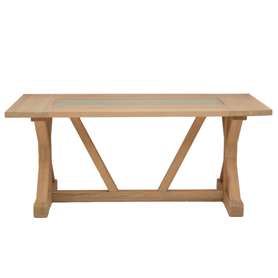 Lyox Rectangular Wooden Dining Table In Oak