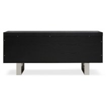 Ulmos Wooden Sideboard With U-Shaped Base In Black