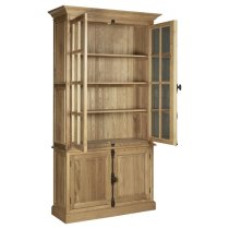 Lyox Wooden Display Cabinet In Oak With 4 Doors