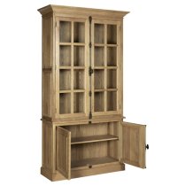 Lyox Wooden Display Cabinet In Oak With 4 Doors