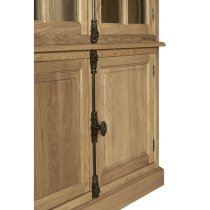 Lyox Wooden Display Cabinet In Oak With 4 Doors