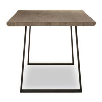 Adela Rectangular Wooden Dining Table In Light Brown