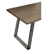 Adela Rectangular Wooden Dining Table In Light Brown