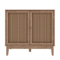 Burdon Wooden Sideboard With 2 Doors In Oak