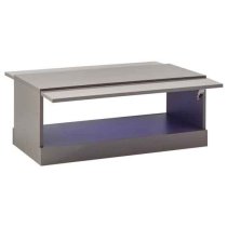 Goole LED High Gloss Coffee Table In Grey