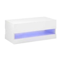 Goole LED High Gloss Coffee Table In White