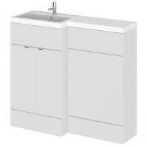 Fuji 100cm Left Handed Vanity With L-Shaped Basin In Grey Mist