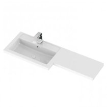 Fuji 100cm Left Handed Vanity With L-Shaped Basin In Grey Mist