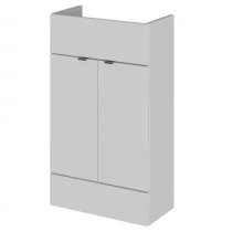 Fuji 100cm Vanity Unit With Slimline Basin In Gloss Grey Mist