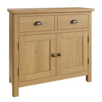 Rosemont Wooden 2 Doors 2 Drawers Sideboard In Rustic Oak