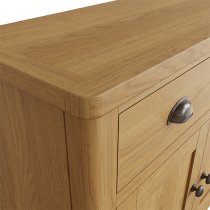 Rosemont Wooden 2 Doors 2 Drawers Sideboard In Rustic Oak