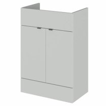 Fuji 110cm Left Handed Vanity With L-Shaped Basin In Grey Mist