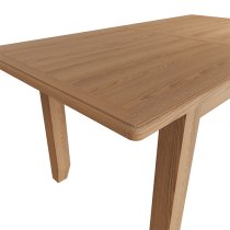 Gilford Extending 160cm Wooden Dining Table In Light Oak