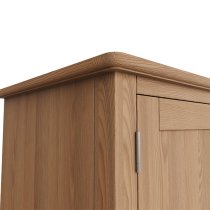 Gilford Wooden 2 Doors Wardrobe In Light Oak