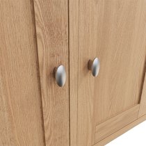 Gilford Wooden 3 Doors 3 Drawers Sideboard In Light Oak