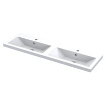 Fuji 120cm Vanity Unit With Ceramic Basin In Gloss White