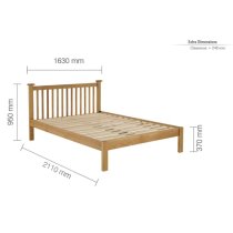 Webworms Wooden King Size Bed In Oak