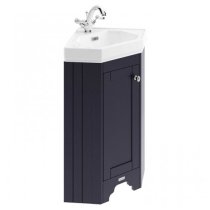 Ocala 59.5cm Corner Vanity Unit With 1TH Basin In Twilight Blue