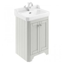 Ocala 59.5cm Floor Vanity Unit With 1TH Basin In Timeless Sand