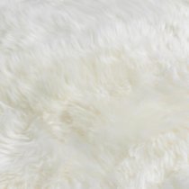 Ladson Double Sheepskin Rug In Natural White