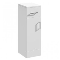 Mayetta 30cm Bathroom Cupboard Unit In Gloss White