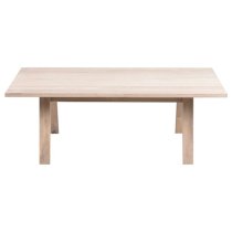 Alisto Wooden Coffee Table Rectangular In Oak White