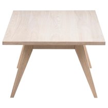 Alisto Wooden Coffee Table Rectangular In Oak White