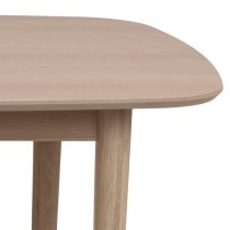 Astonik Wooden Dining Table Rectangular In Oak White