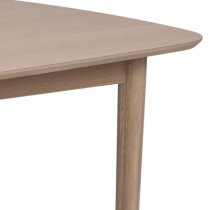 Astonik Wooden Dining Table Rectangular In Oak White