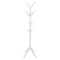 Acosta Wooden Coat Stand In White