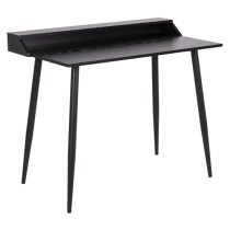 Joliet Wooden Laptop Desk In Ash Black