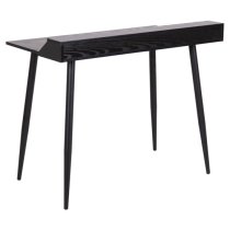 Joliet Wooden Laptop Desk In Ash Black