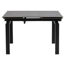 Hershey Ceramic Extending Dining Table Small In Black Fairbanks