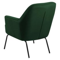 Montclair Fabric Lounge Chair In Forest Green