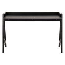 Misoka Wooden Computer Desk Rectangular In Black