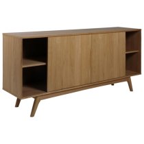 Marta Wooden Sideboard With 2 Sliding Doors In Natural