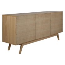 Marta Wooden Sideboard With 2 Sliding Doors In Natural