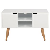 Mulvane Wooden Sideboard With 2 Doors In White