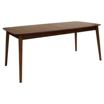 Malibu Extending Wooden Dining Table Rectangular In Walnut