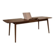 Malibu Extending Wooden Dining Table Rectangular In Walnut