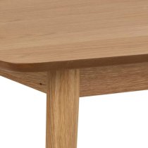 Nephi Wooden Dining Table Rectangular In Oak