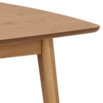 Nephi Wooden Dining Table Rectangular In Oak